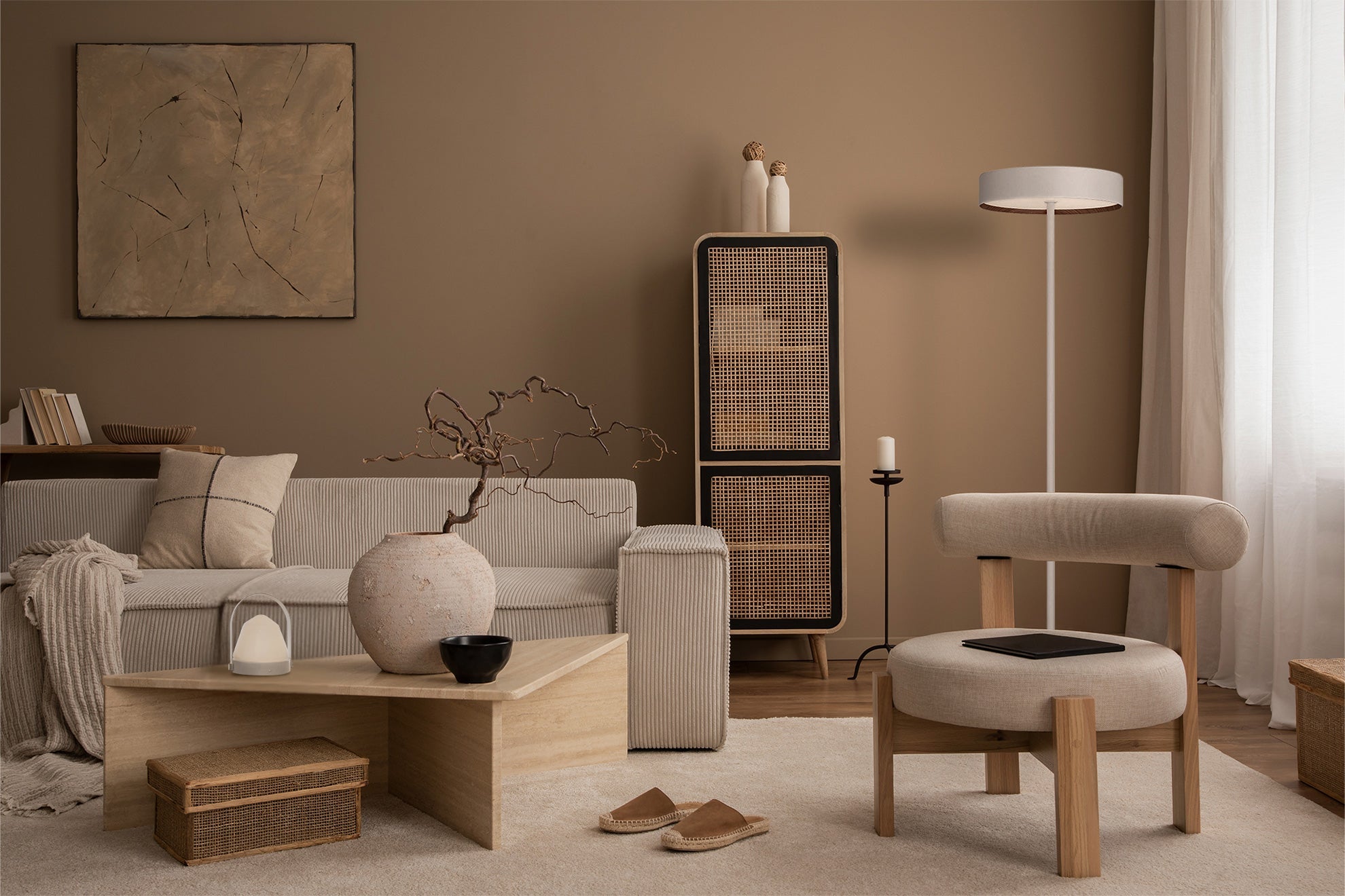 ナチュラルカラーでまとめた北欧スタイル