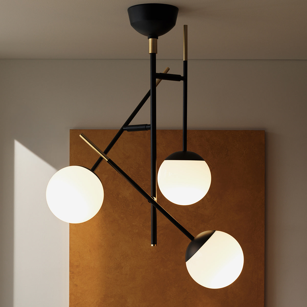 Bliss mini 3 cross-ceiling light