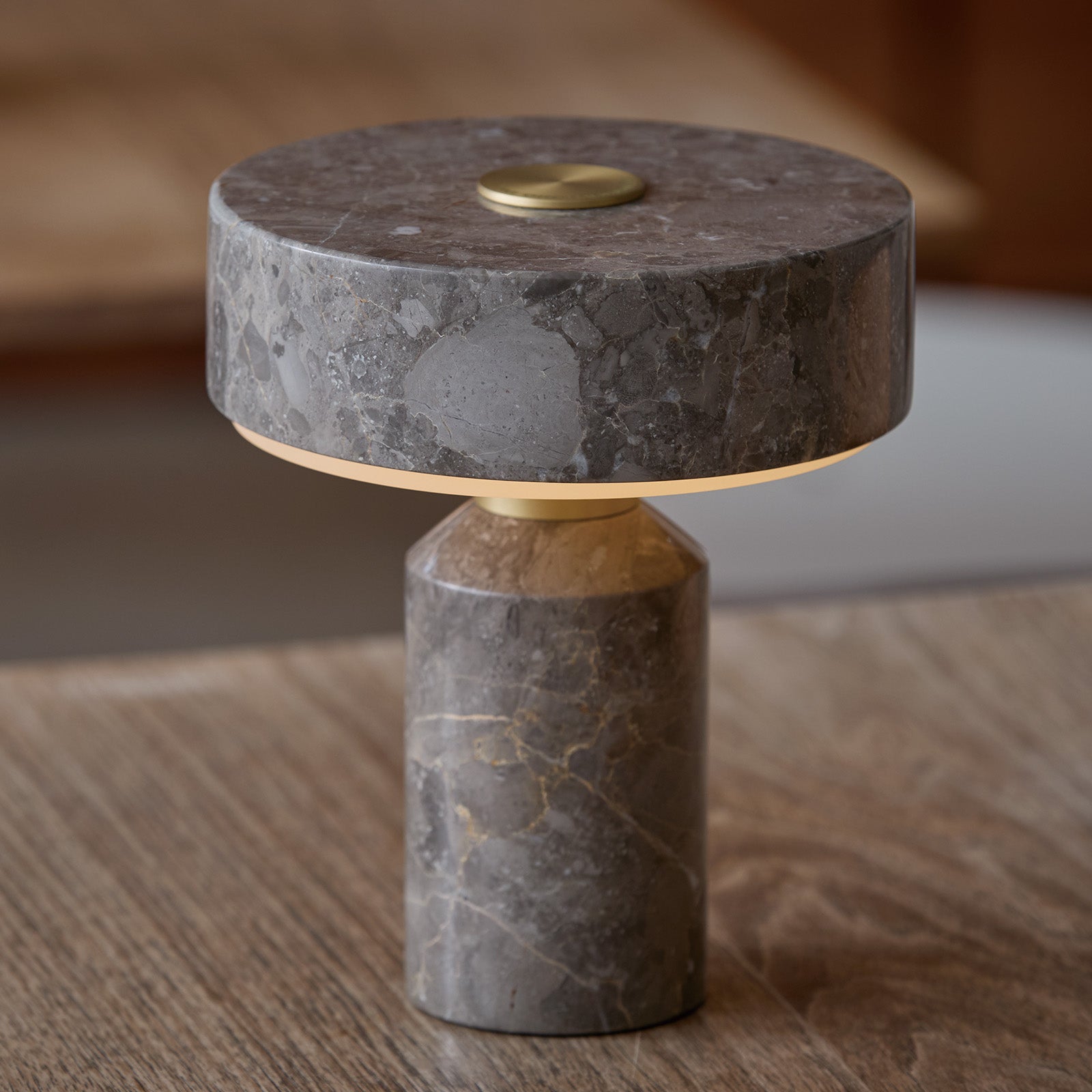 Marble LED-table lamp グレージュ