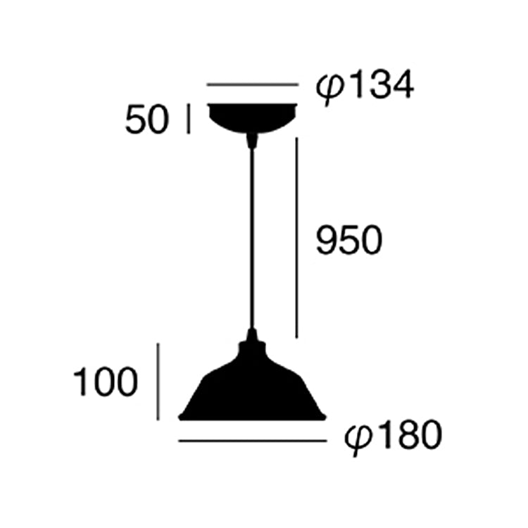 Remington-pendant サイズ詳細(単位:mm)