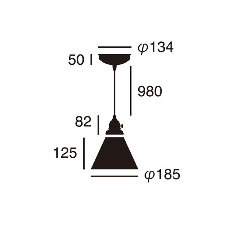 Jam trans-pendant サイズ詳細(単位:mm)