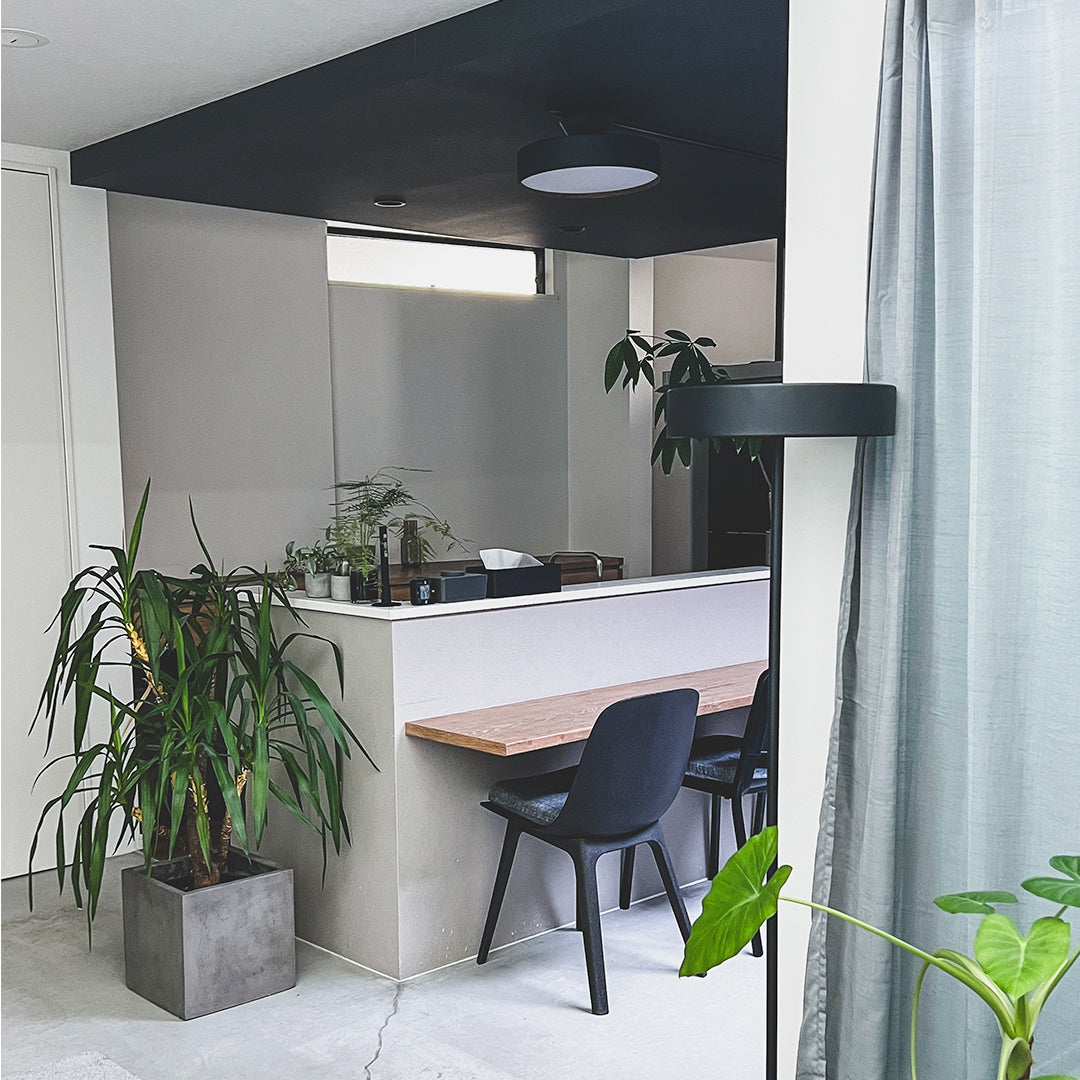 Glow LED-ceiling light / Glow LED-floor lamp 設置事例