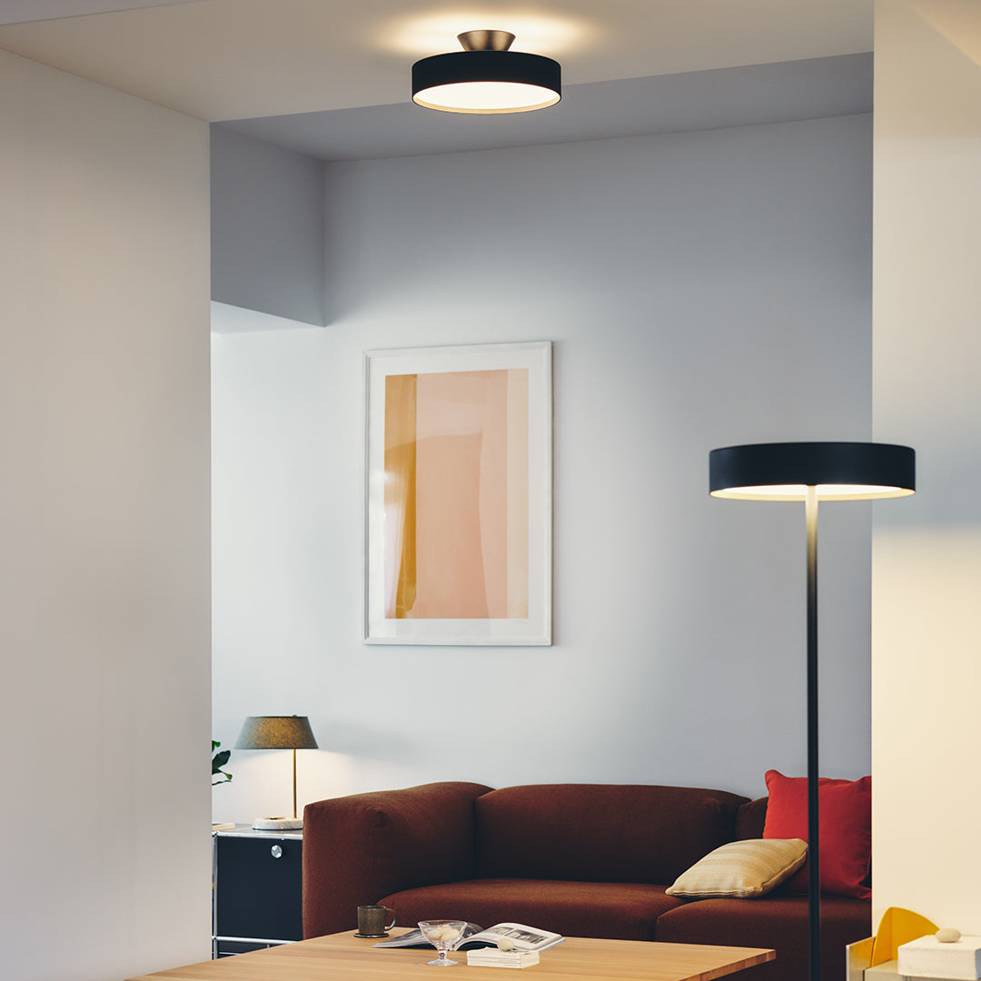 Glow LED-ceiling light & floor lamp / Esprit-table lamp