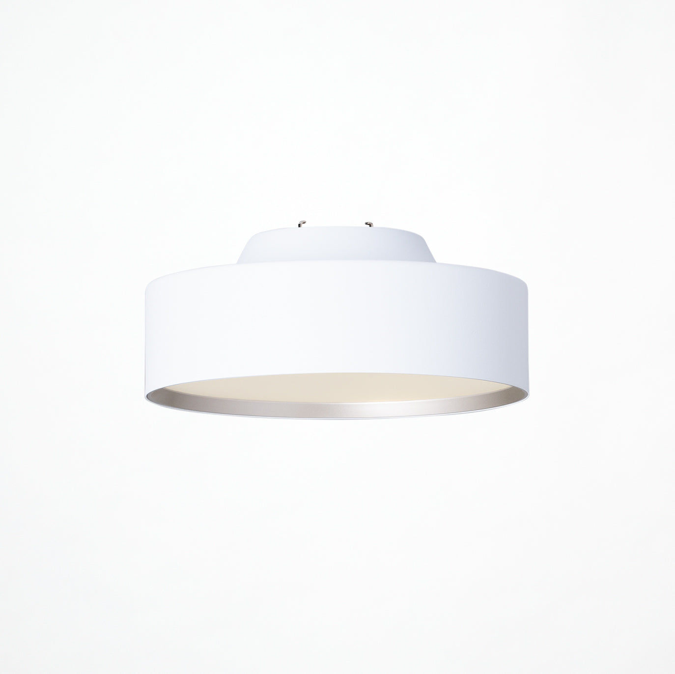 Glow mini LED-ceiling light ホワイト+シャンパンゴールド