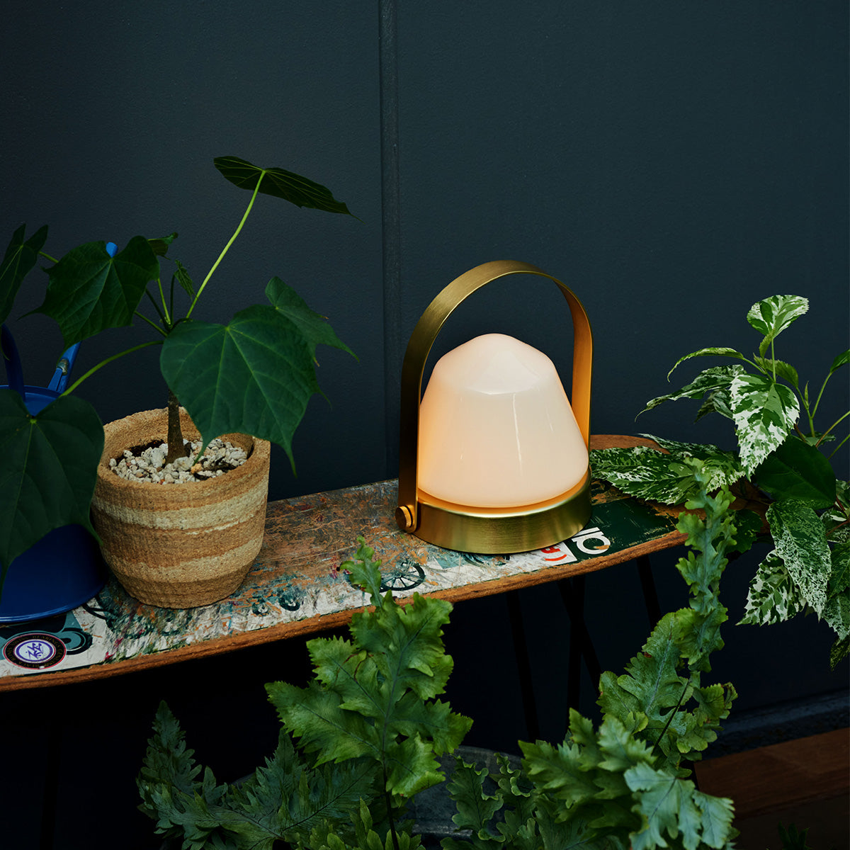 Caravan-LED lantern 2 ライトゴールド(光沢シェード)