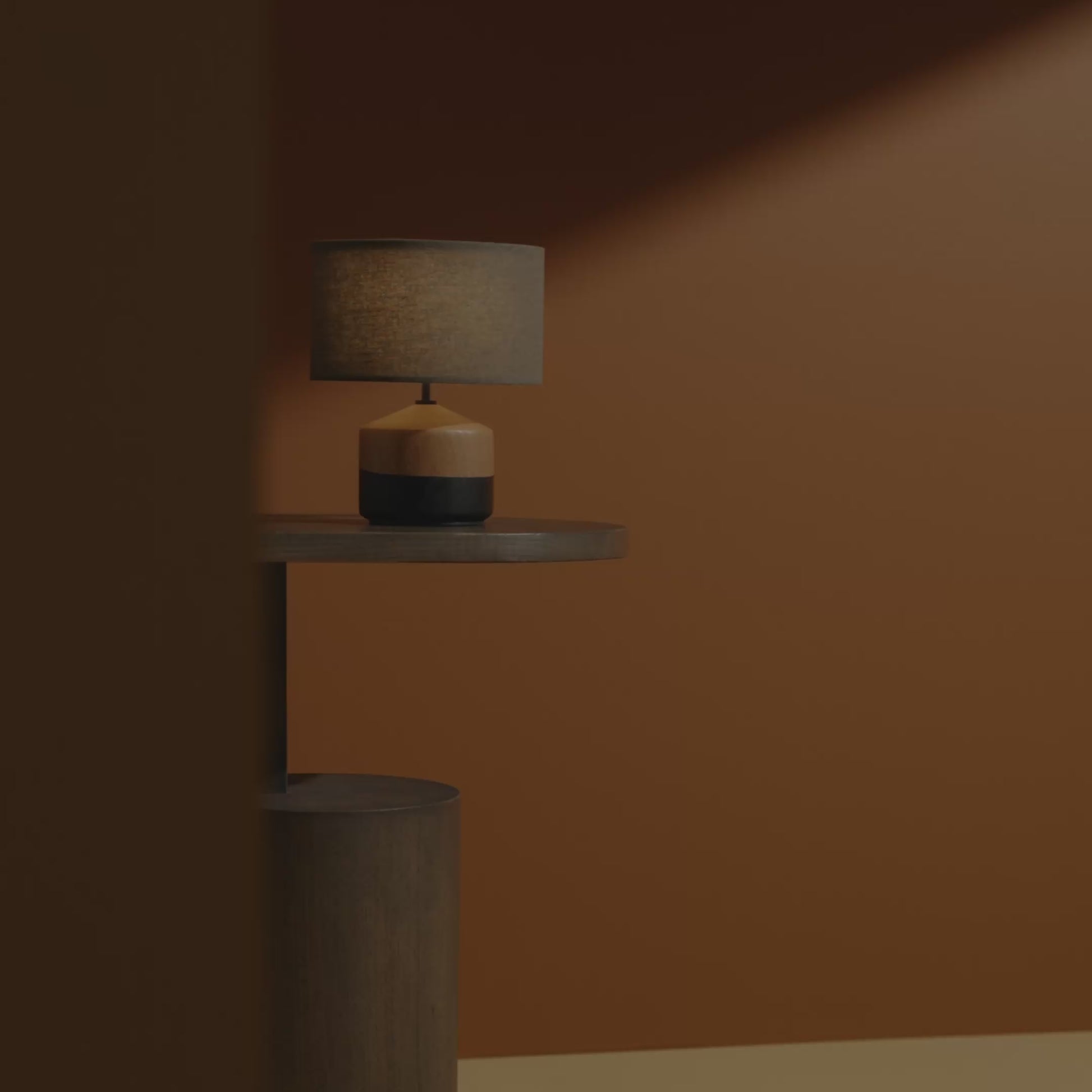 Albero LED-table lamp ブラウン