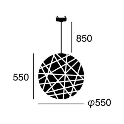 Mallee-pendant  Lサイズ詳細（単位：mm）