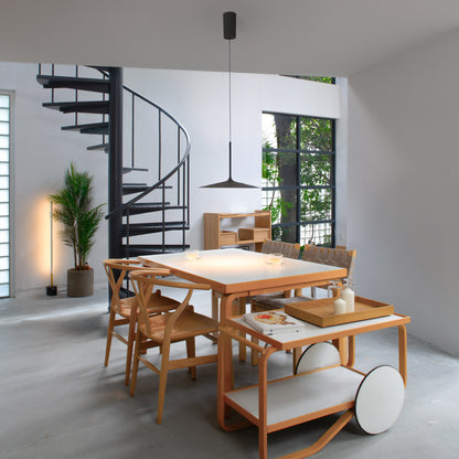 Shadow LED-lift pendant light L / Vision LED-floor lamp S