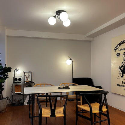 Tango-ceiling lamp 3 / Bliss-floor lamp 2  / Bliss mini-desk lamp 設置事例 