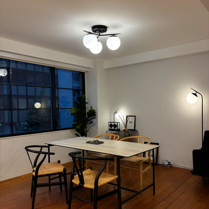 Bliss 3-ceiling lamp / Bliss-floor lamp 2  / Bliss mini-desk lamp 設置事例 