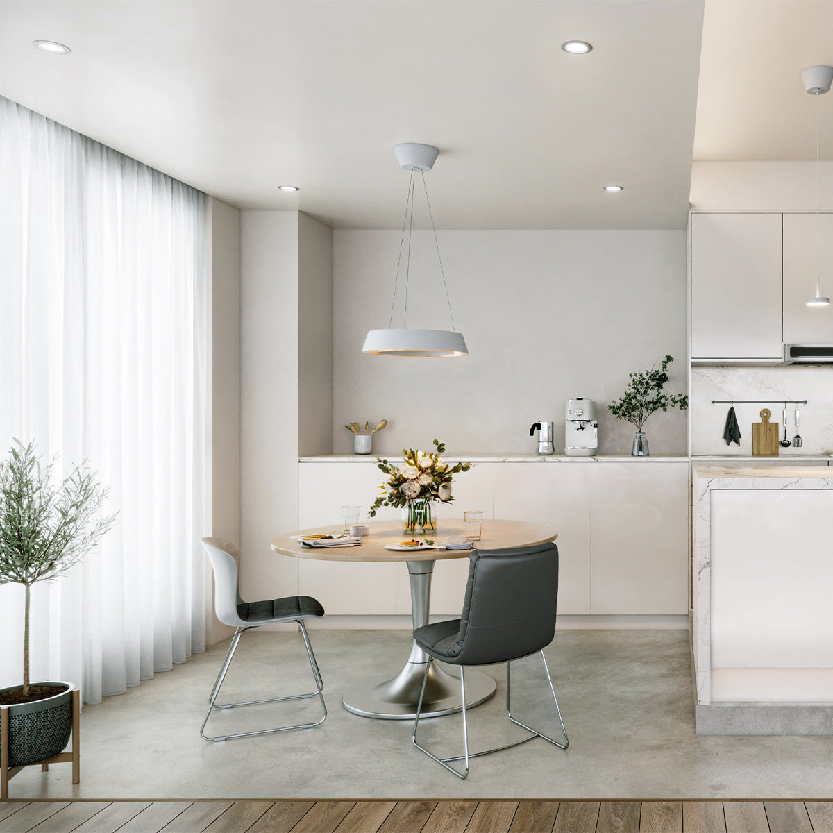 Loop LED-pendant light スタイリング事例