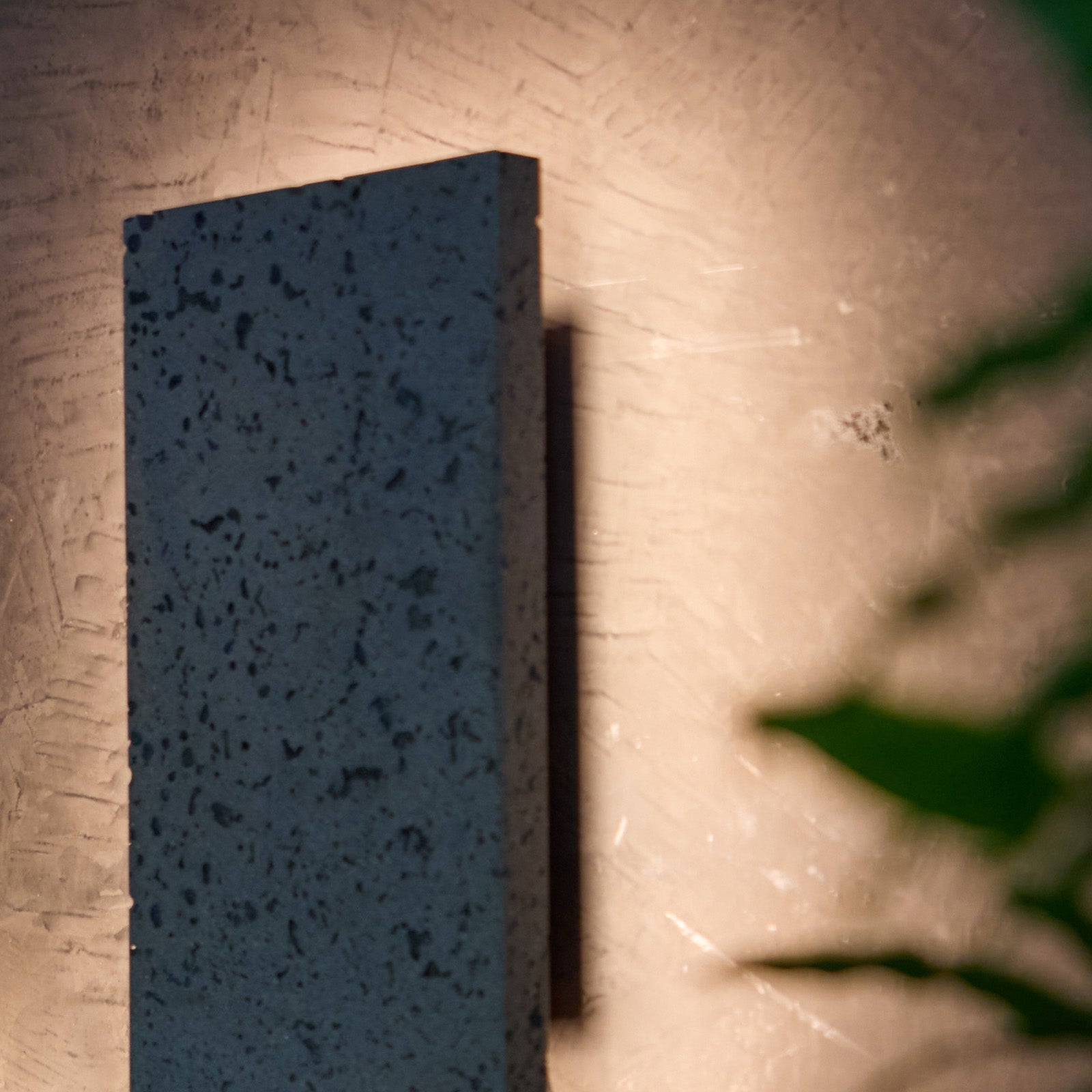 Noir LED-wall light rectangle