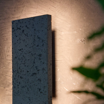 Noir LED-wall light rectangle