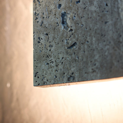 Noir LED-wall light rectangle