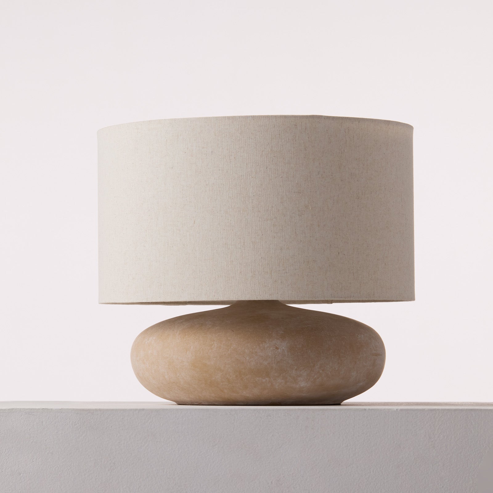 Ecru-table lamp L ベージュ 消灯時