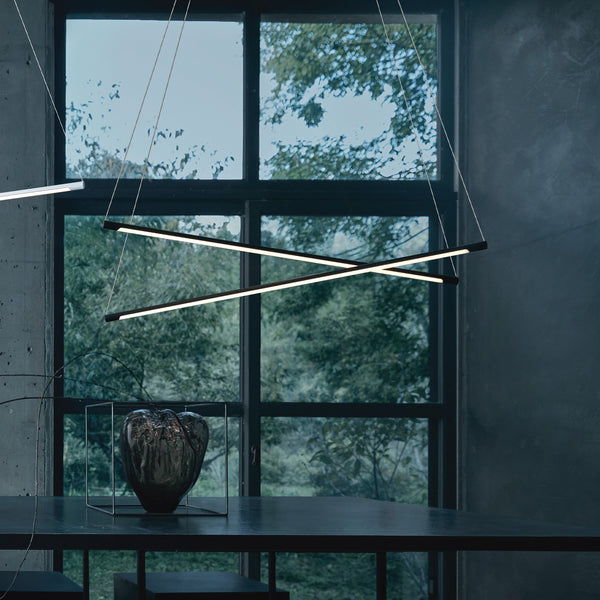 Vision 90 cross LED-pendant light
