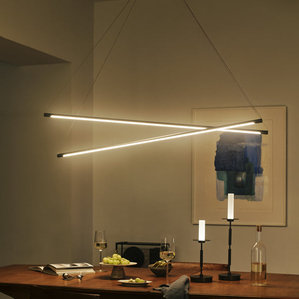 Vision 120 cross LED-pendant light