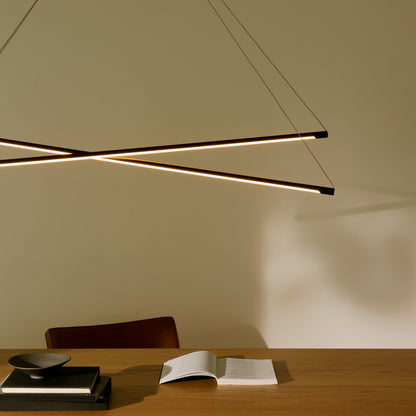 Vision 120 cross LED-pendant light