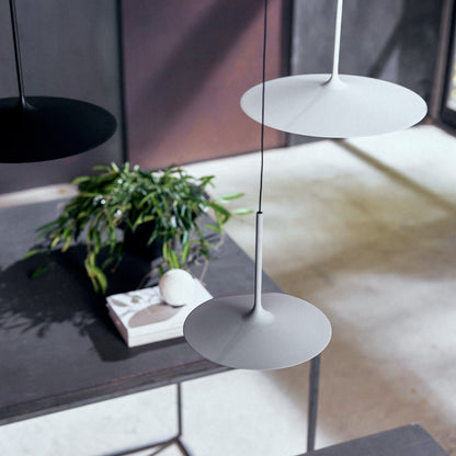 Shadow LED-lift pendant light L / S