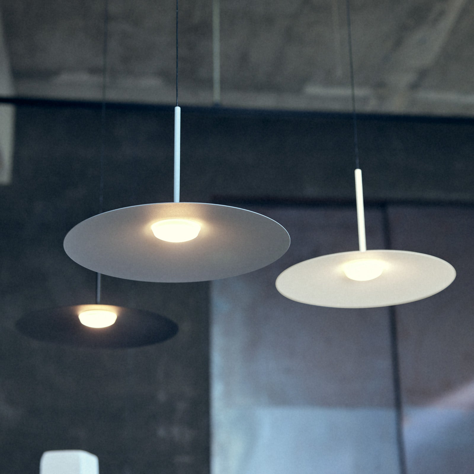 Shadow LED-lift pendant light S