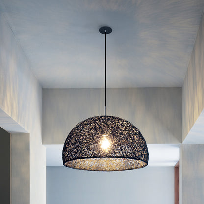 Flat ceiling plate / Mallee demi-pendant light 取り付け例
