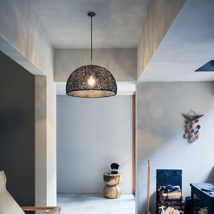 Flat ceiling plate / Mallee demi-pendant light 取り付け例