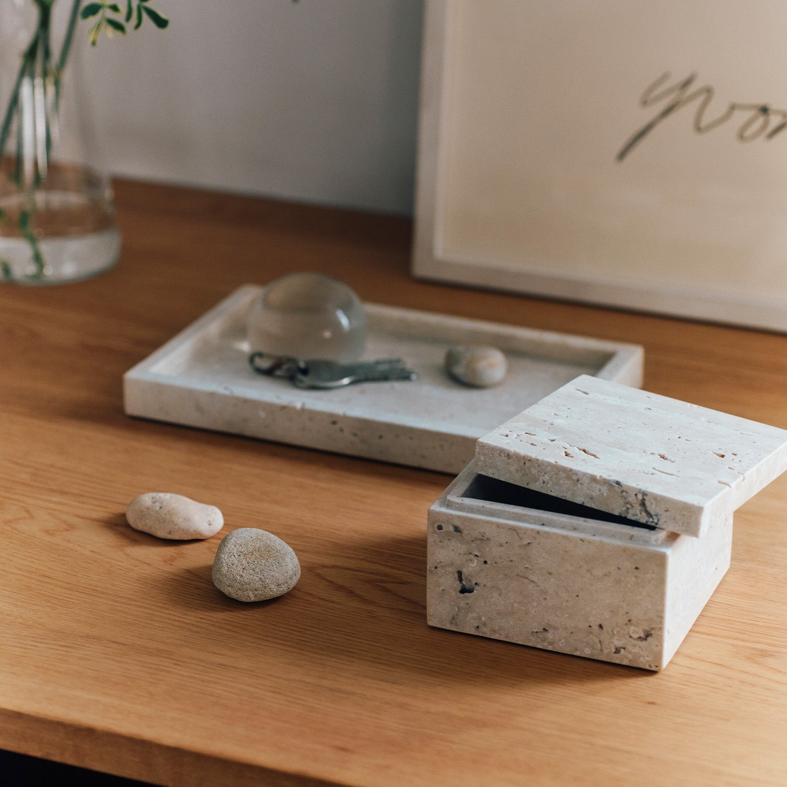 Travertine-box / rectangle