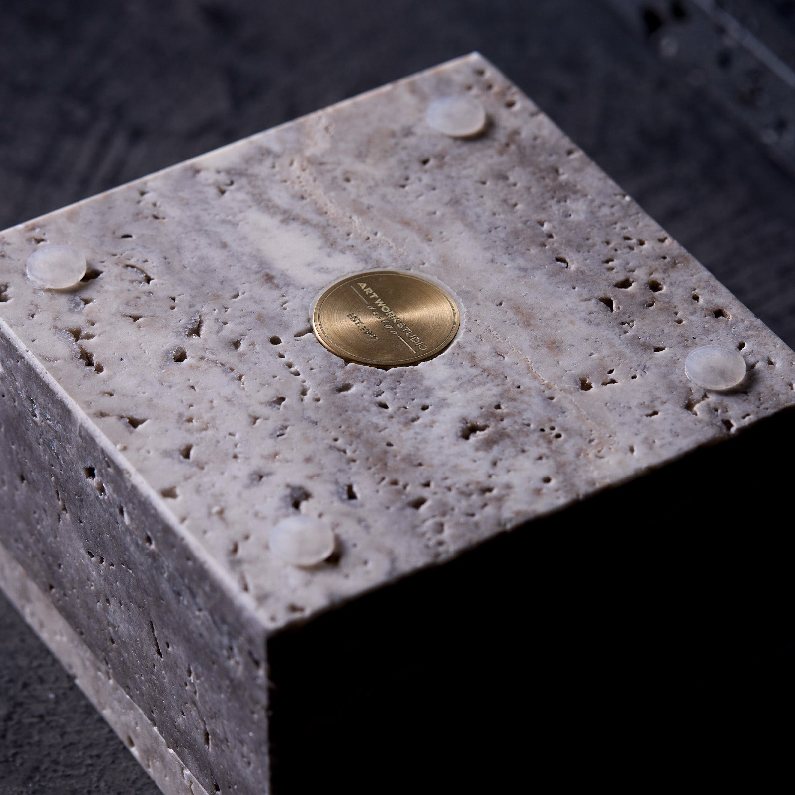 Travertine-box ※模様や色味に個体差がございます。