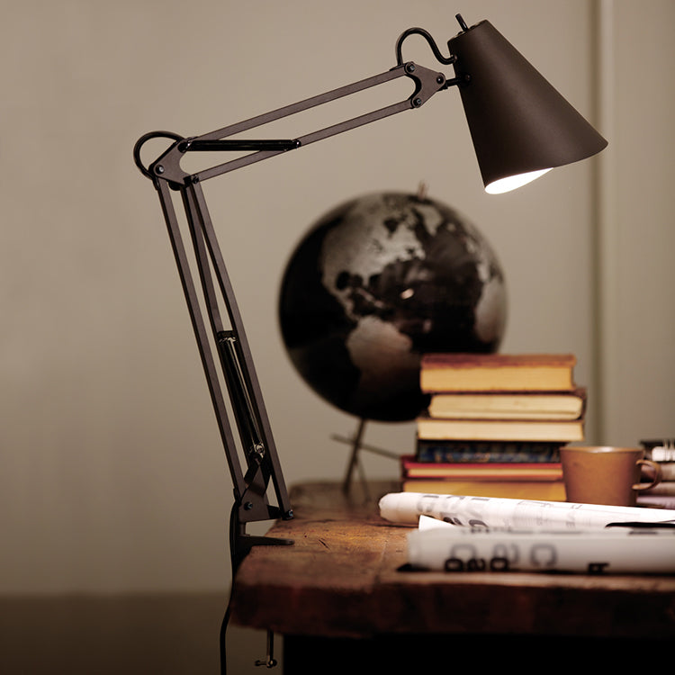 Snail desk-arm light