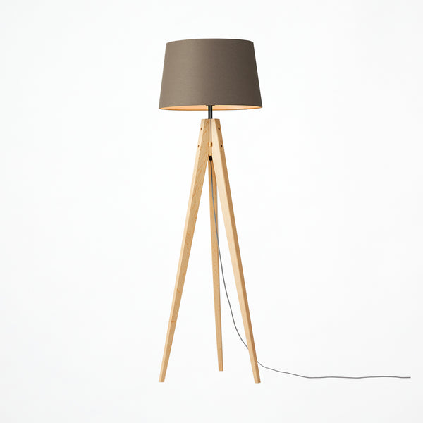 Espresso-floor lamp