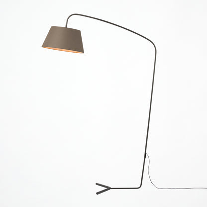 Espresso-living floor lamp