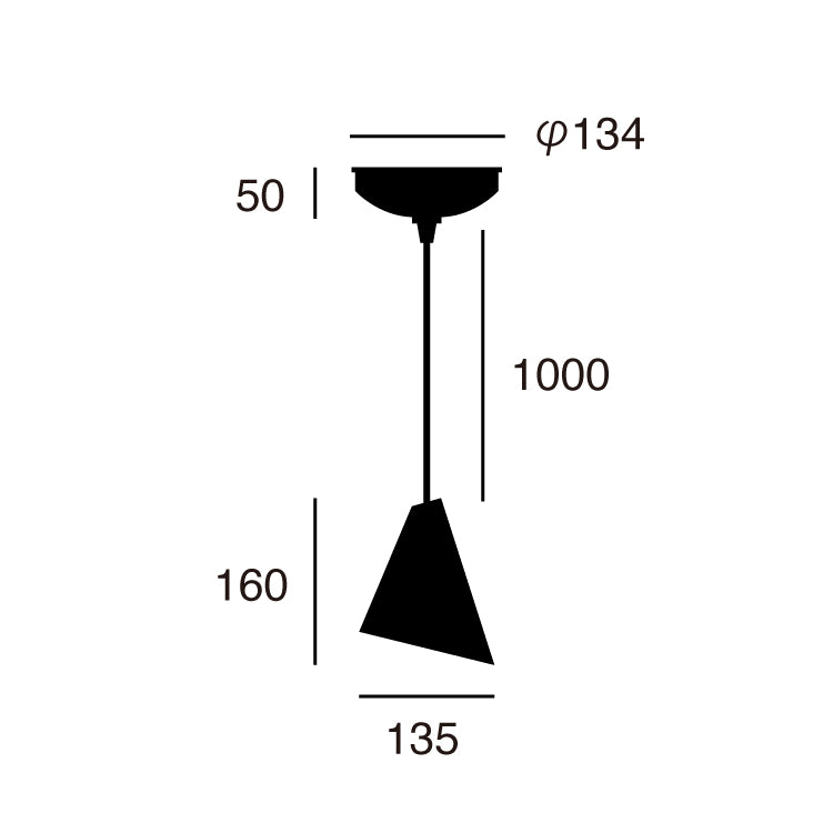 Cone-pendant サイズ詳細