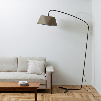 Espresso 3-living floor lamp ブラウン 消灯時イメージ