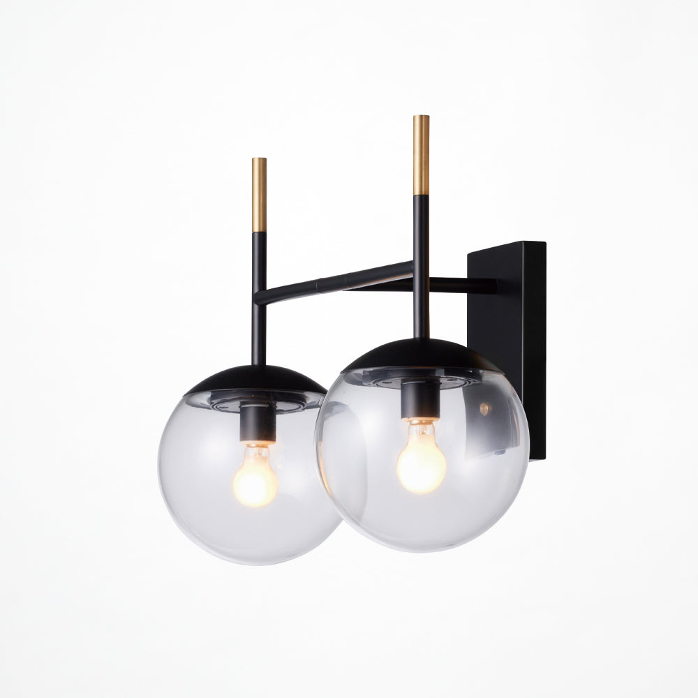 Wall lamp, レトロウォールランプエジソン産業風レストランウォールライトカフェパーソナリティ2ランプ - 装飾レトロ水道管ウ