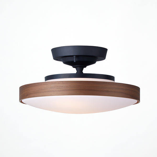 Graph LED-remote ceiling light (plywood shade)