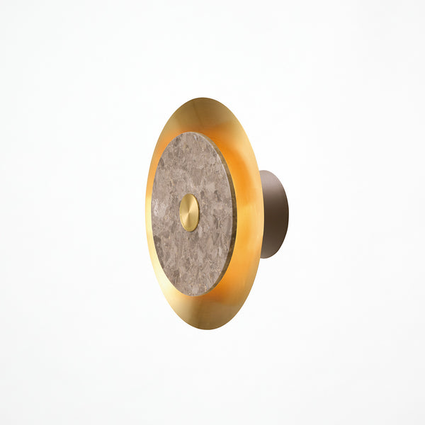 Eclipse marble LED-wall light (L)