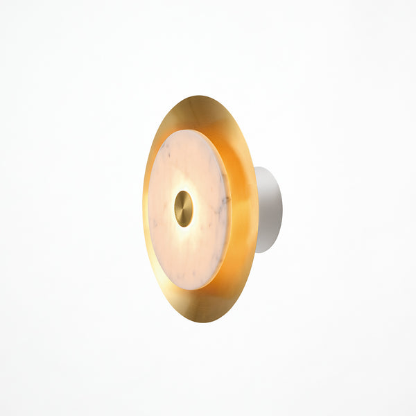 Eclipse marble LED-wall light (L)