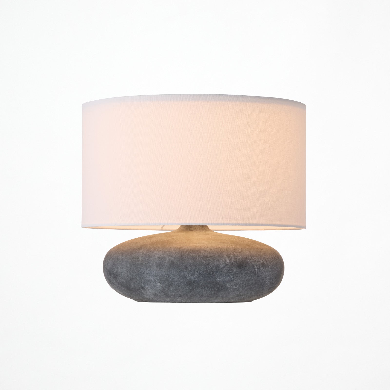 【希少】高級　芸術　前畑陶器 陶の灯り 間接照明 アート　テーブルランプ Ecru-table lamp L｜ARTWORKSTUDIO公式