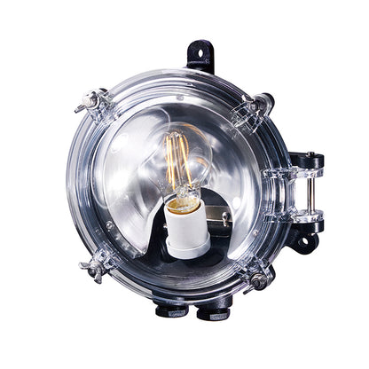 Navy base-dome wall lamp