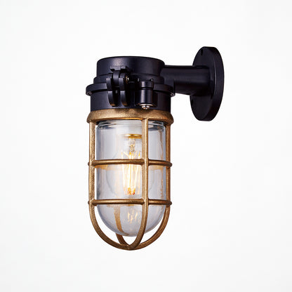 Navy base-flat top wall lamp