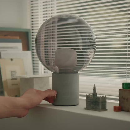 Univer LED-table lamp ライトグレー + クリアグレー