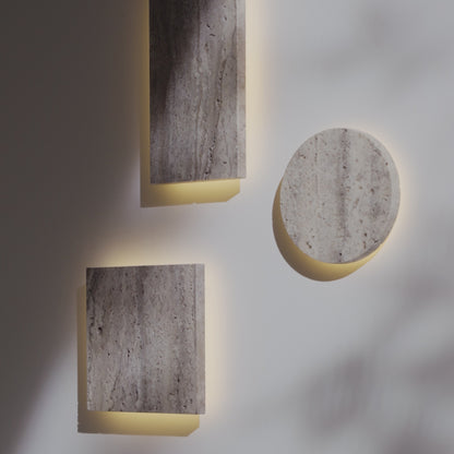 Noir LED-wall light circle / cube / rectangle