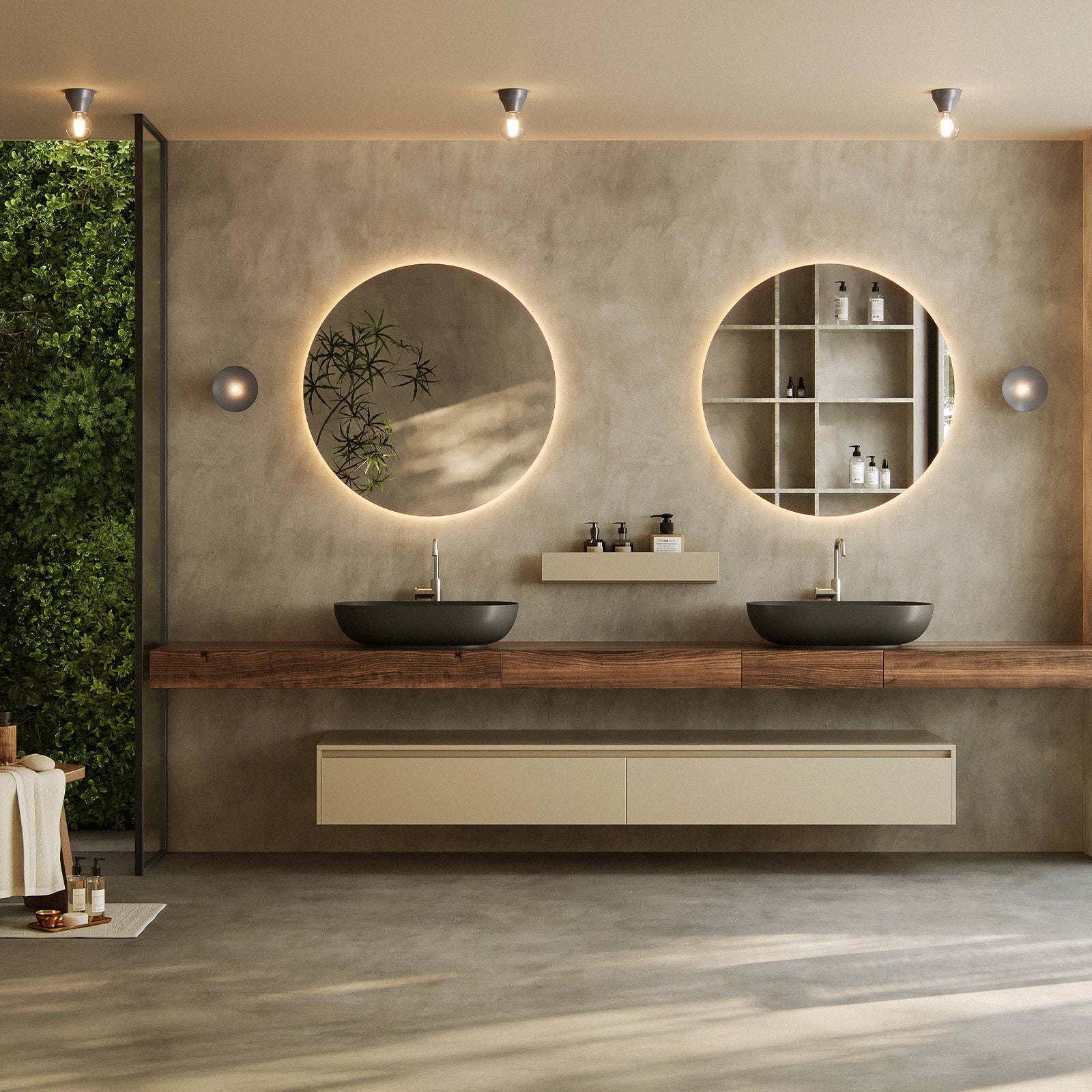 Probe-wall lamp S / Adam-ceiling light