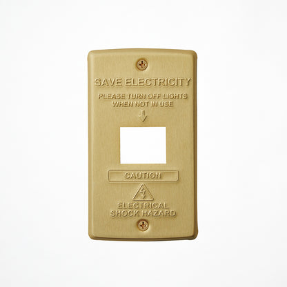 BRASS Switch plate 1