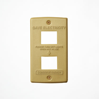 BRASS Switch plate 2