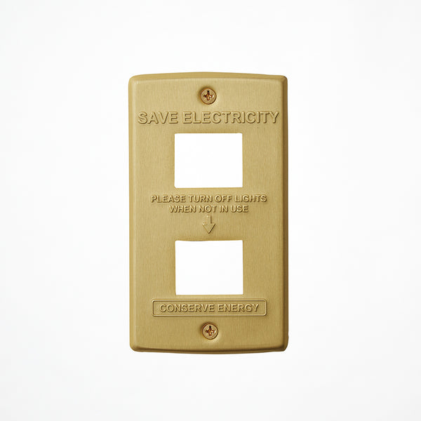 BRASS Switch plate 2