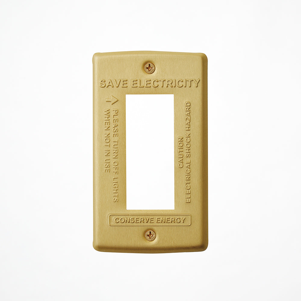 BRASS Switch plate 3｜ARTWORKSTUDIO公式