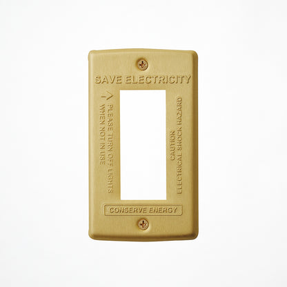 BRASS Switch plate 3