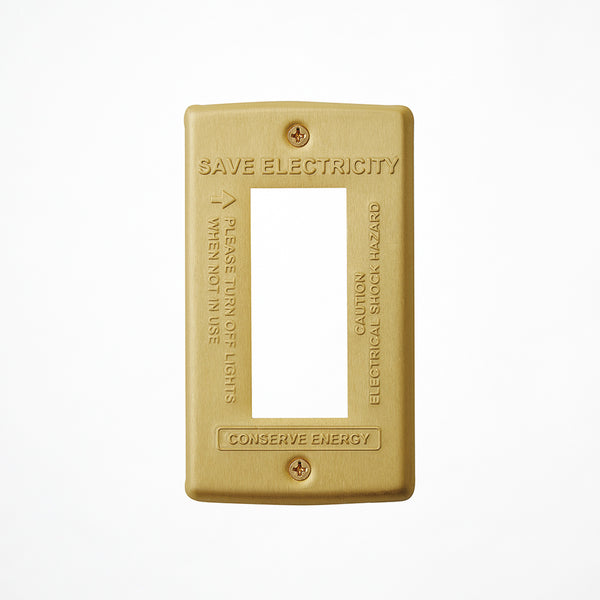 BRASS Switch plate 3