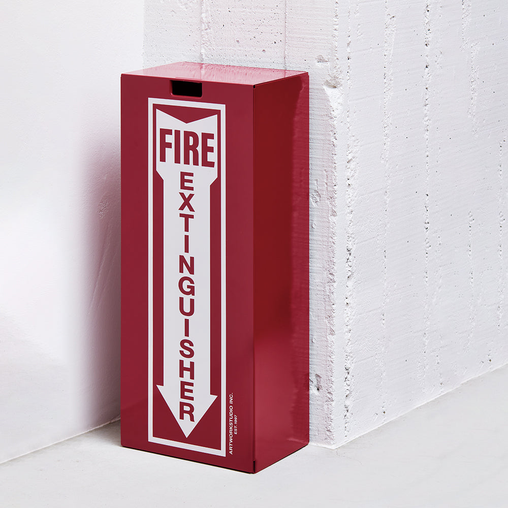 Fire extinguisher box